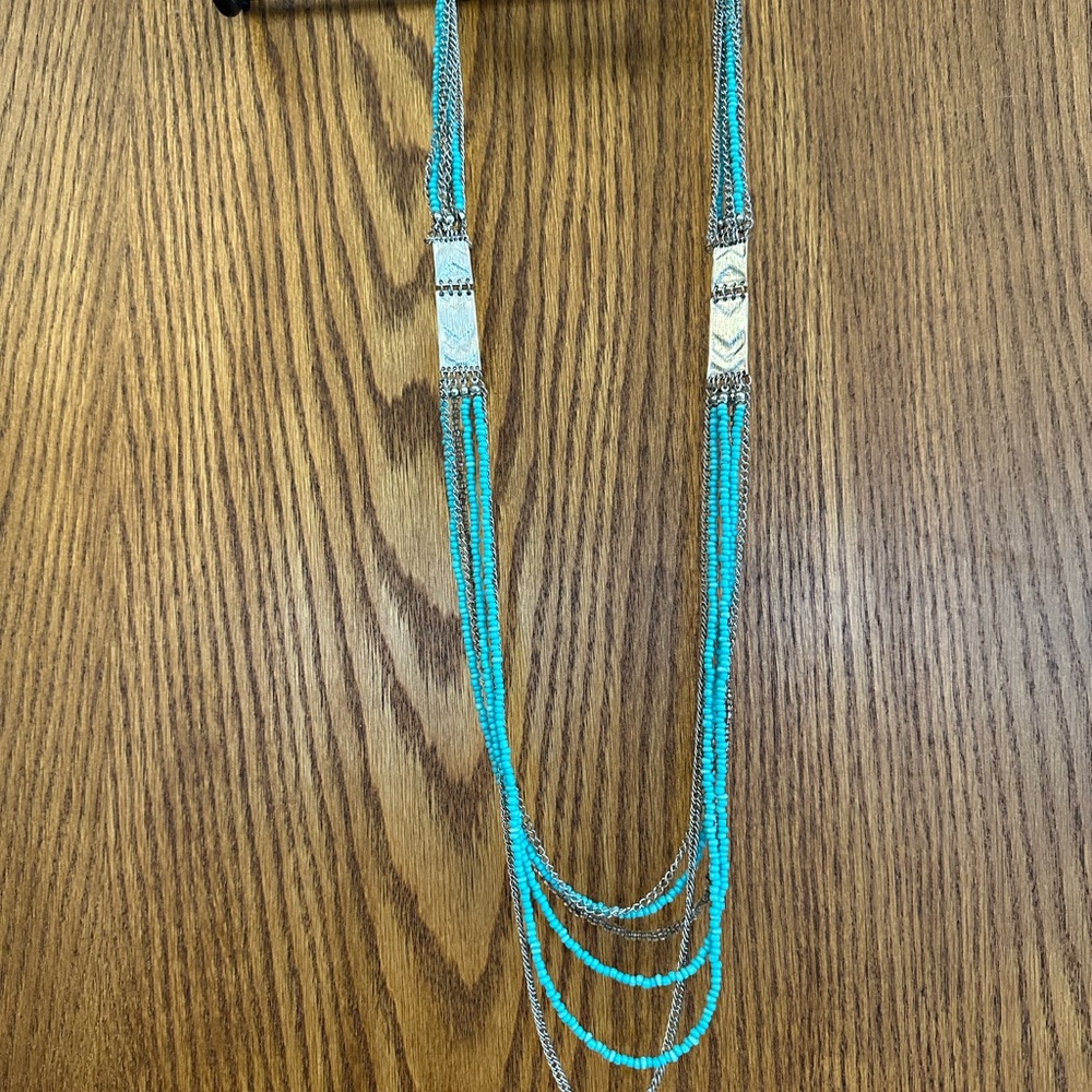 Turquoise Beaded Necklace